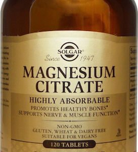 Solgar Magnesium Citrate 200mg 120 ταμπλέτες