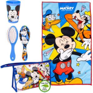 Mickey Mouse Clubhouse Παιδική Βούρτσα Μαλλιών Σετ Mickey Mouse Μπλε